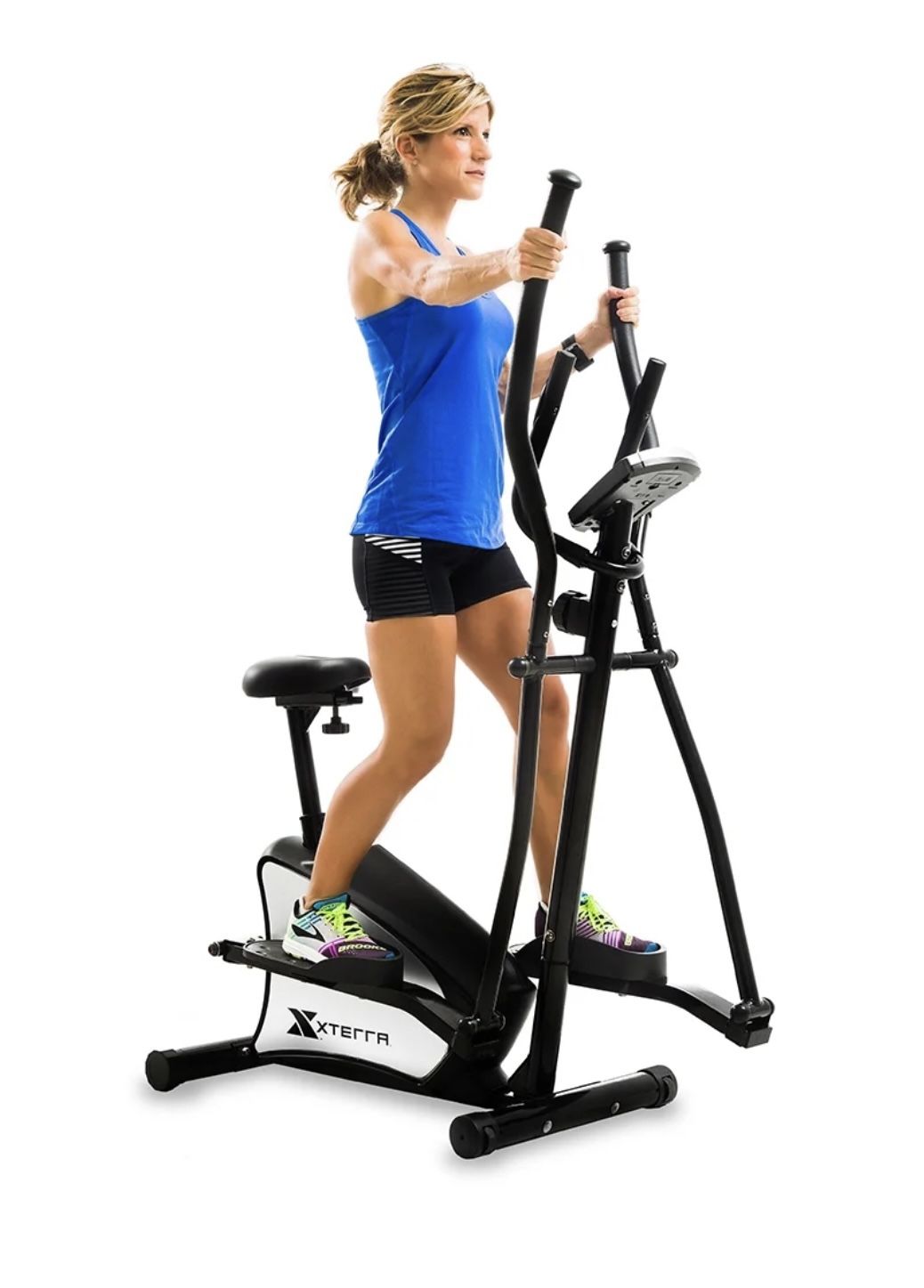 XTERRA EU100 Hybrid Bike/Elliptical Trainer Upright Bike, New-Open Box, Assembly Required