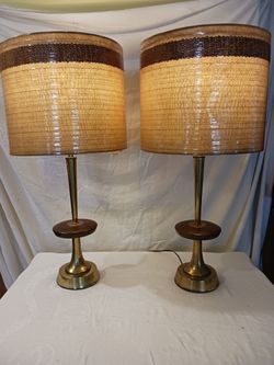 Flying Saucer MCM Table Lamps