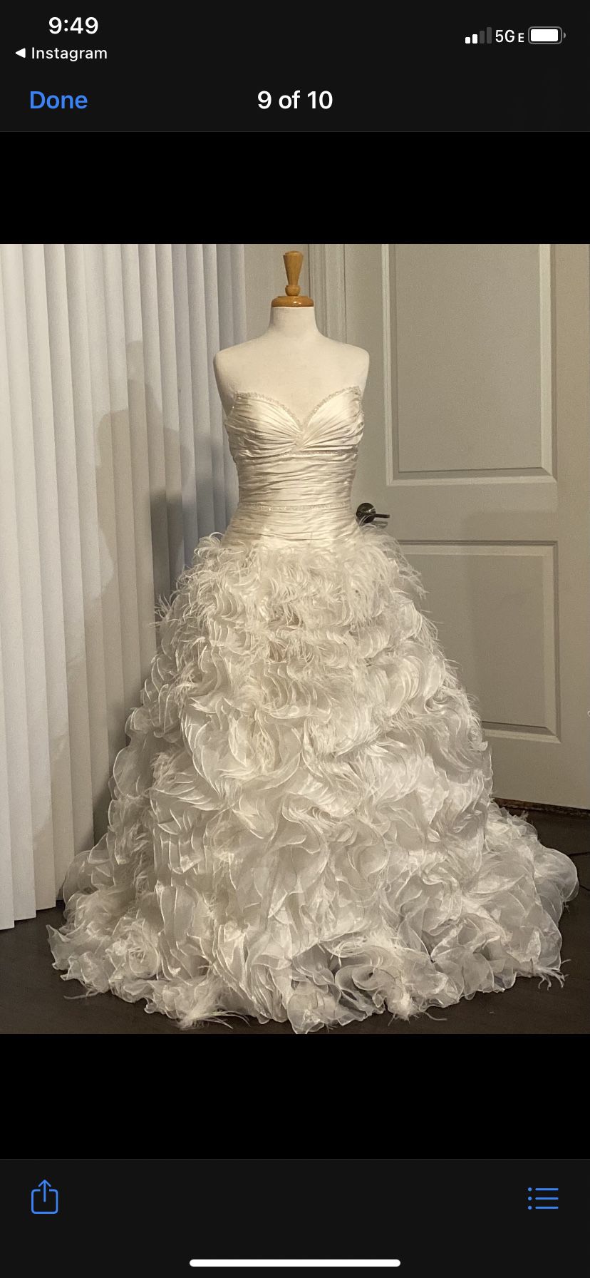 Wedding Dress Size 9