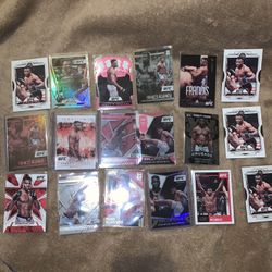 16 UFC cards, Ufc Heavyweight Champion Francis Ngannou Holos Pulsars MINT