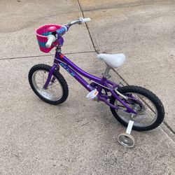 Kids Fuji bike purple