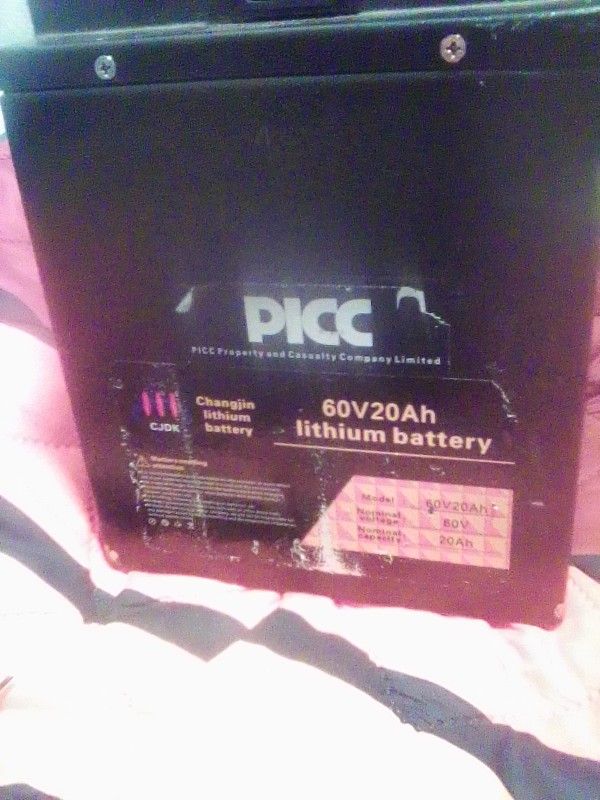 60 V 20 Ah ....$$$$150 Good Price