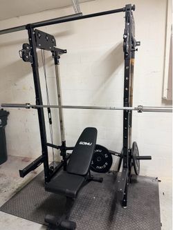 Folding Gym Squat Rack