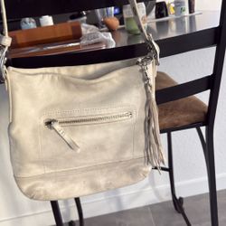 White Leather Coach Purse