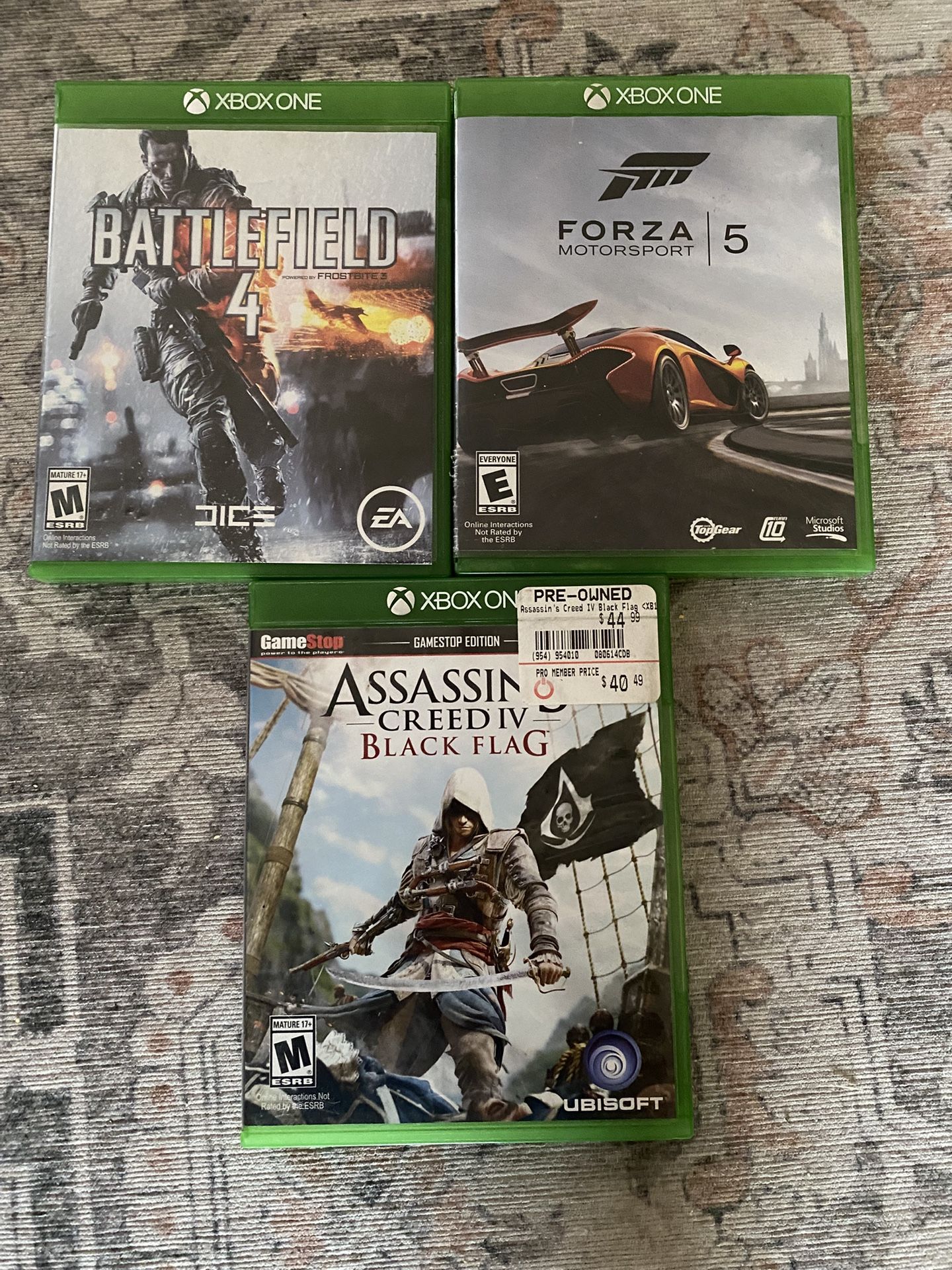Xbox One Games ($20 each)