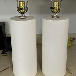 Pairing Heavy Plaster Table Lamps