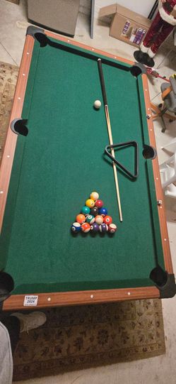 Pool Table (35" X 69" Playing Surface)