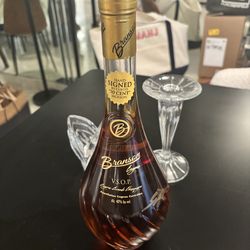 50 Cent Signed Branson Cognac Bottle – Authentic, Unopened, Rare