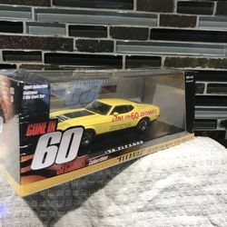 Toy 1973 Ford Mustang Mach 1 movie star yellow green light gone in 60 seconds new in box