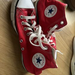 Converse - Red High Tops