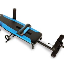 Inversion Traction Table, Back Stretcher for Lower Back Pain Relief Without Going Upside Down, 350 Lbs Weight Capacity, Blue, New in the Box 