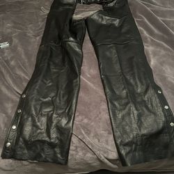 X Element Leather Chaps Size 34 $10