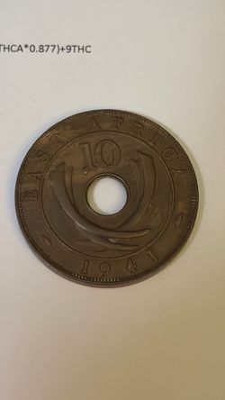 1941 East Africa Coin