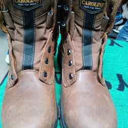 CAROLINA MEN STEEL TOE WATERPROOF WORKBOOT.  SIZE 9.5