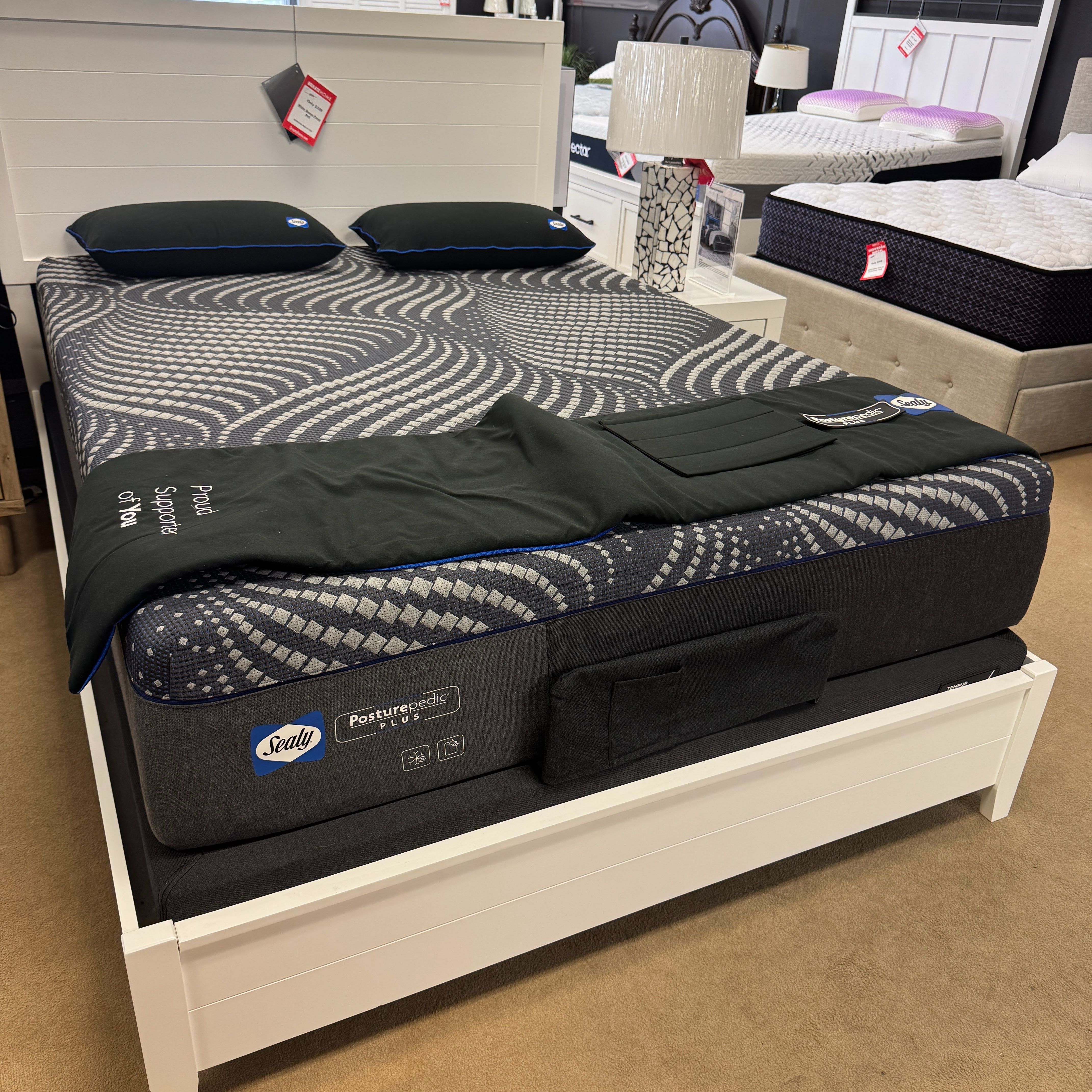 White Queen Panel Bed