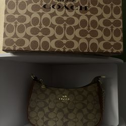 Brown coach Teri bag