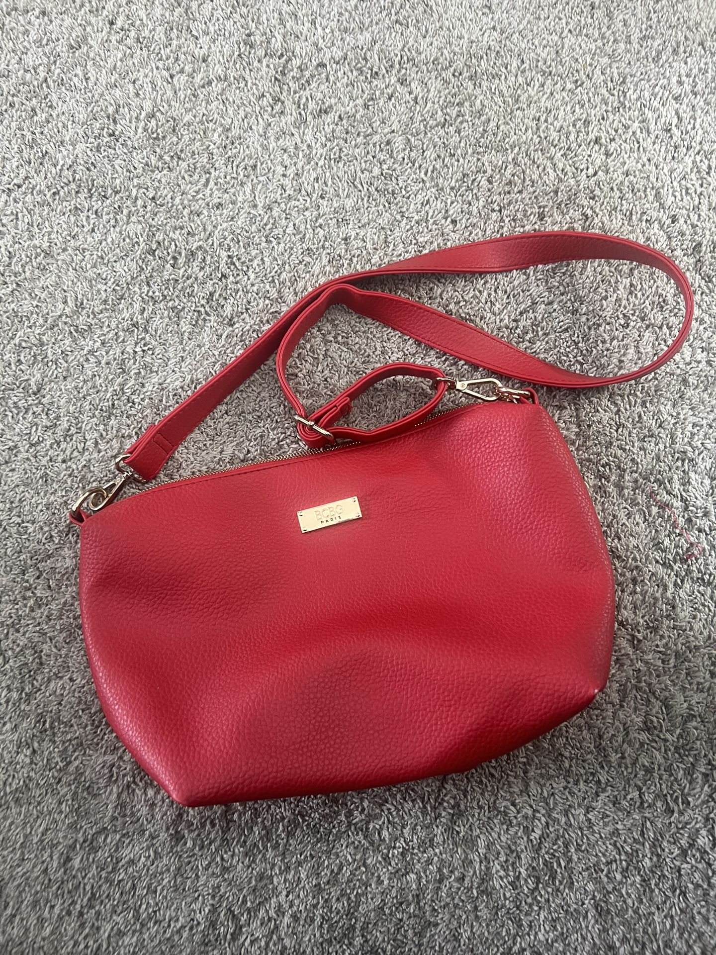 BCBG RED PURSE shoulder satchel bag