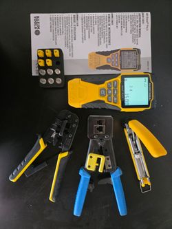 Professional Network & Data Tool Kit - Klein & Platinum Tools (5pc Bundle)