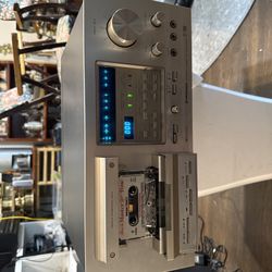 Pioneer CT-F950 Stereo Cassette Tape Deck ~ AS IS Parts or Repair. It turns on. Tape tried to play but click off. Looks like it needs new belts or som