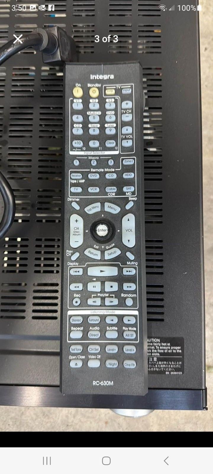 450W INTEGRA 5.1 AV RECEIVER/BOSE 201 IV SPEAKERS/300W SUB SYSTEM $500 FINAL PRICE