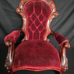 Miniature Victorian Style Chair