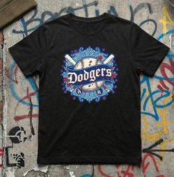 Los Angeles Dodgers retro series Tshirts