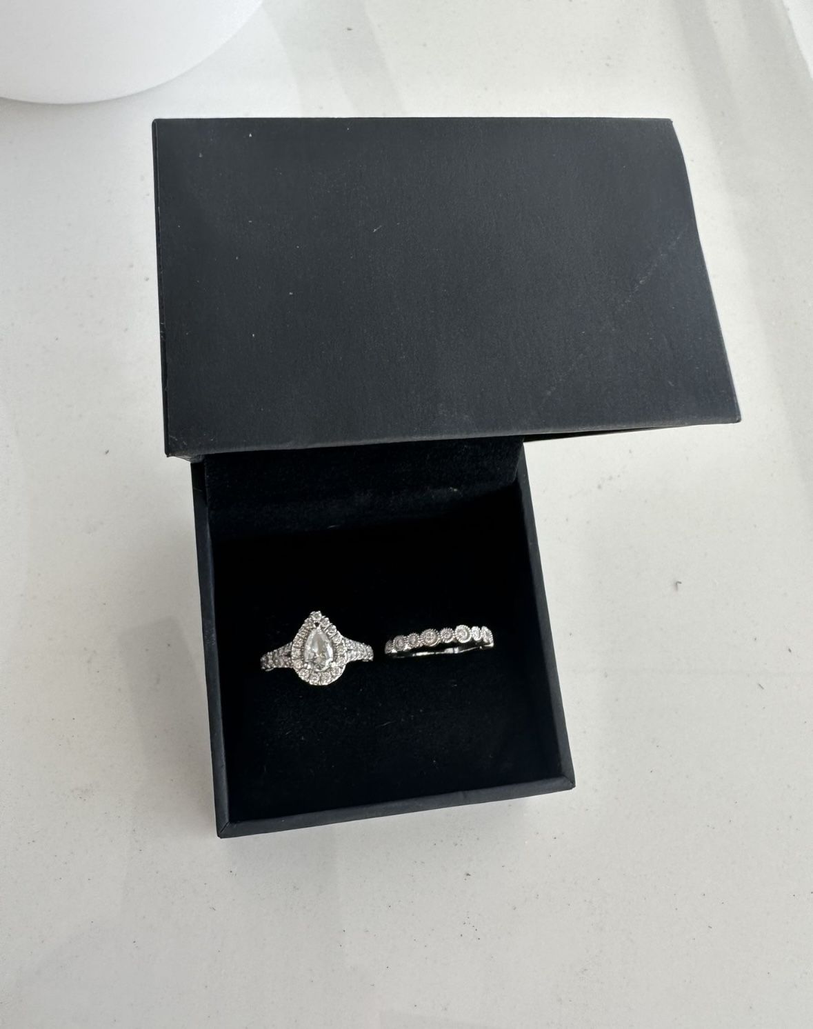 Wedding Ring Engagement Set