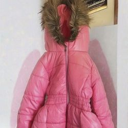 Girls Pink  Jacket Size L