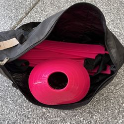 Agility ladder and cones (pink)
