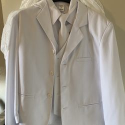White New boys Suit