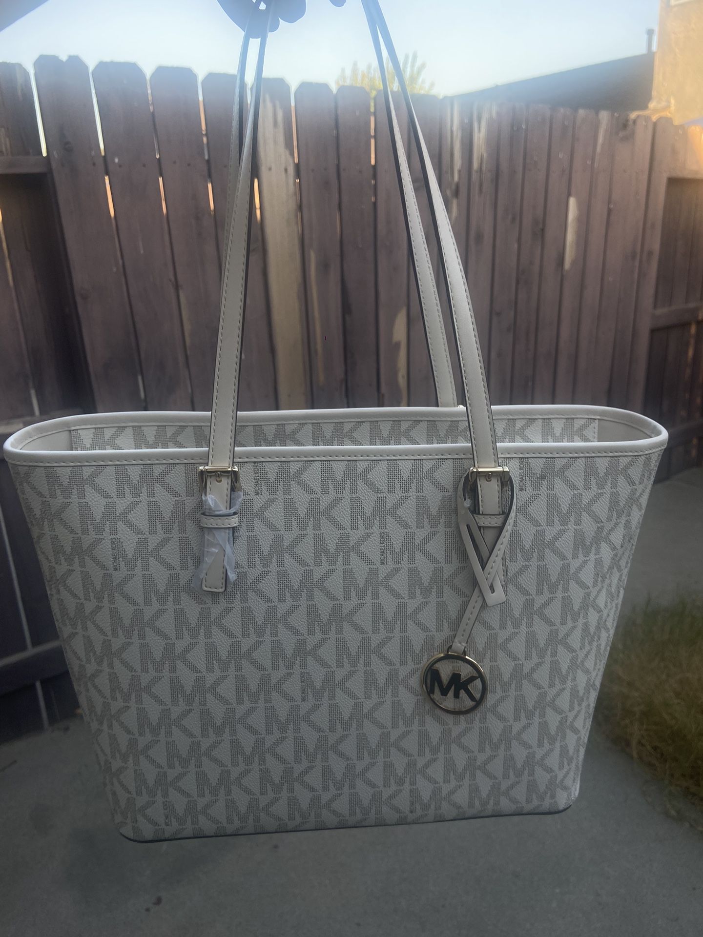 Mk Bag White/cream Color