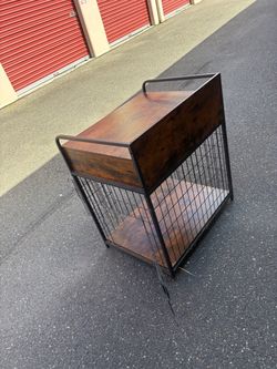 End table/dog crate
