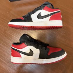 Air Jordan 1 Low Bred 5y/6.5w