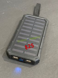 Solar Power Box • 30,000 mAh • New In Box 