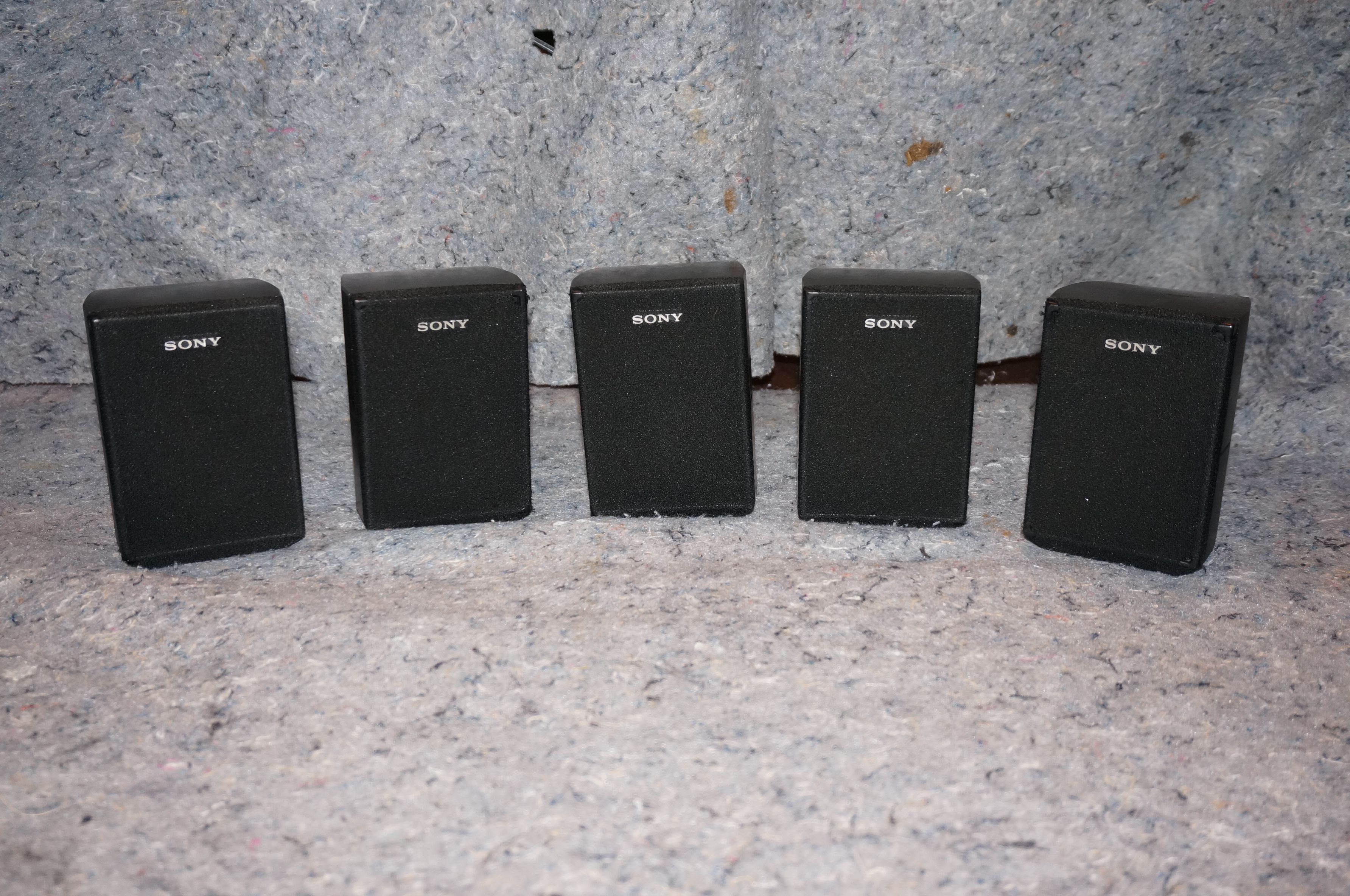 Set of 5 Sony SS-MSP1 100 watt Surround Satellite Speakers