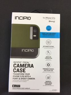 INCIPIO camera case transform your iPhone 5/5s into a point & shoot camera