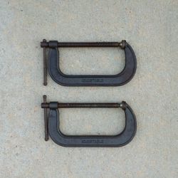 Vintage Adjustable 8" C Clamps 