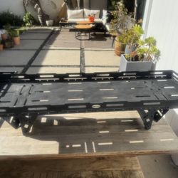 Hooke Road Spare Tire Mount Cargo Carrier Basket Luggage Storage Cargo Rack