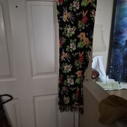 Black Multi Colored Floral Dress