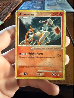 2009 Arceus LV.100 Promo AR3 (Fire)