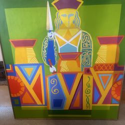 Man Cave Oil Painting