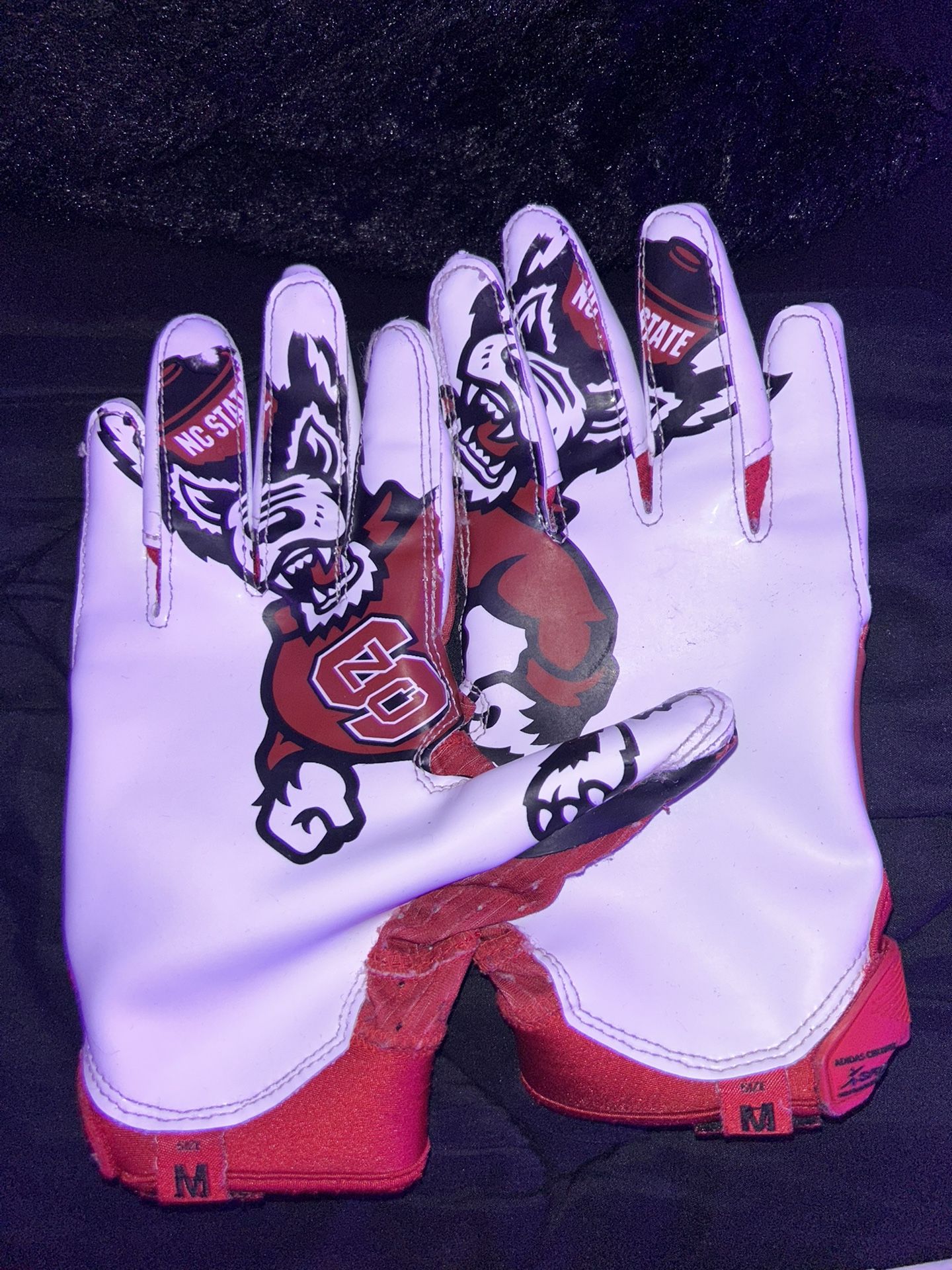 NC STATE Football gloves