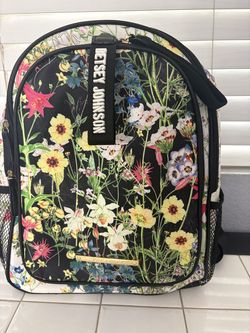 BETSEY JOHNSON FLORAL BACKPACK