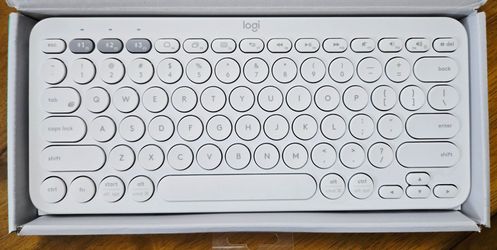 Logitech K380 Wireless Bluetooth Keyboard White, New, never used