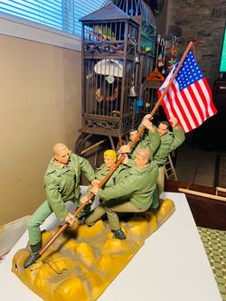WW II, Iwo Jima 12” Poseable Figures. By Formative 1998