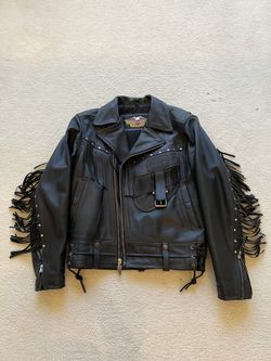 Harley Davidson men’s leather border jacket