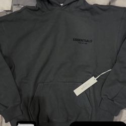 ESSENTIALS HOODIE / BLACK 