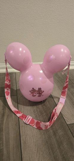 Disney Parks Pink Mickey & Minnie Valentine's Balloon Popcorn Bucket