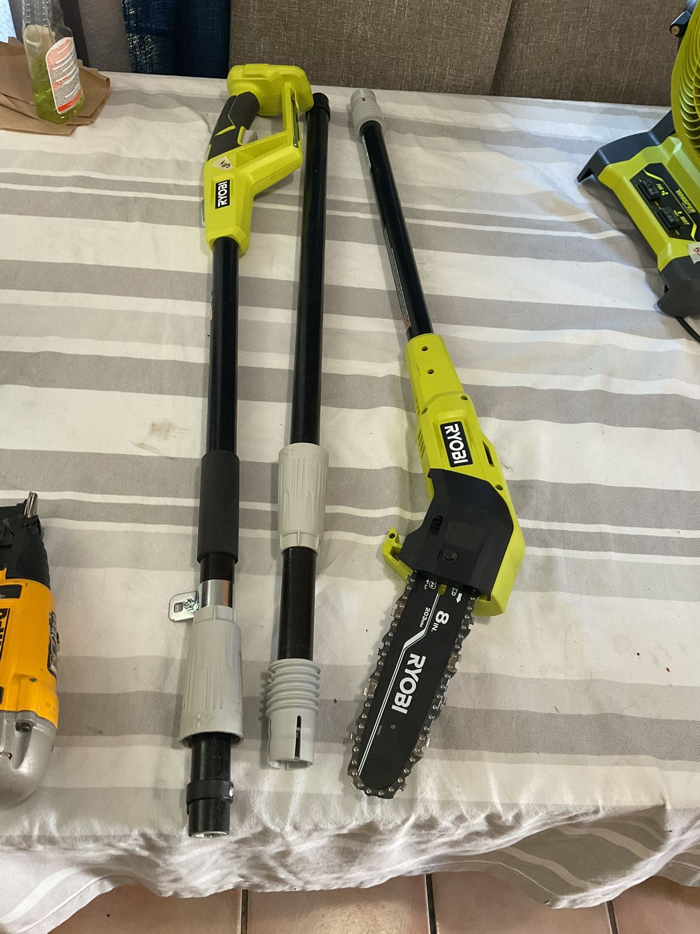 Ryobi 18 V Paul chainsaw to only