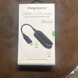 Listen and charge iPhone while listening to music